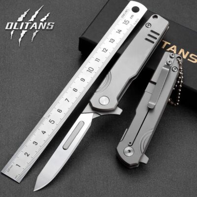 มีดพับ T013 Folding scalpel knife - Image 4