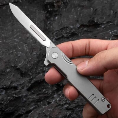 มีดพับ T013 Folding scalpel knife - Image 3